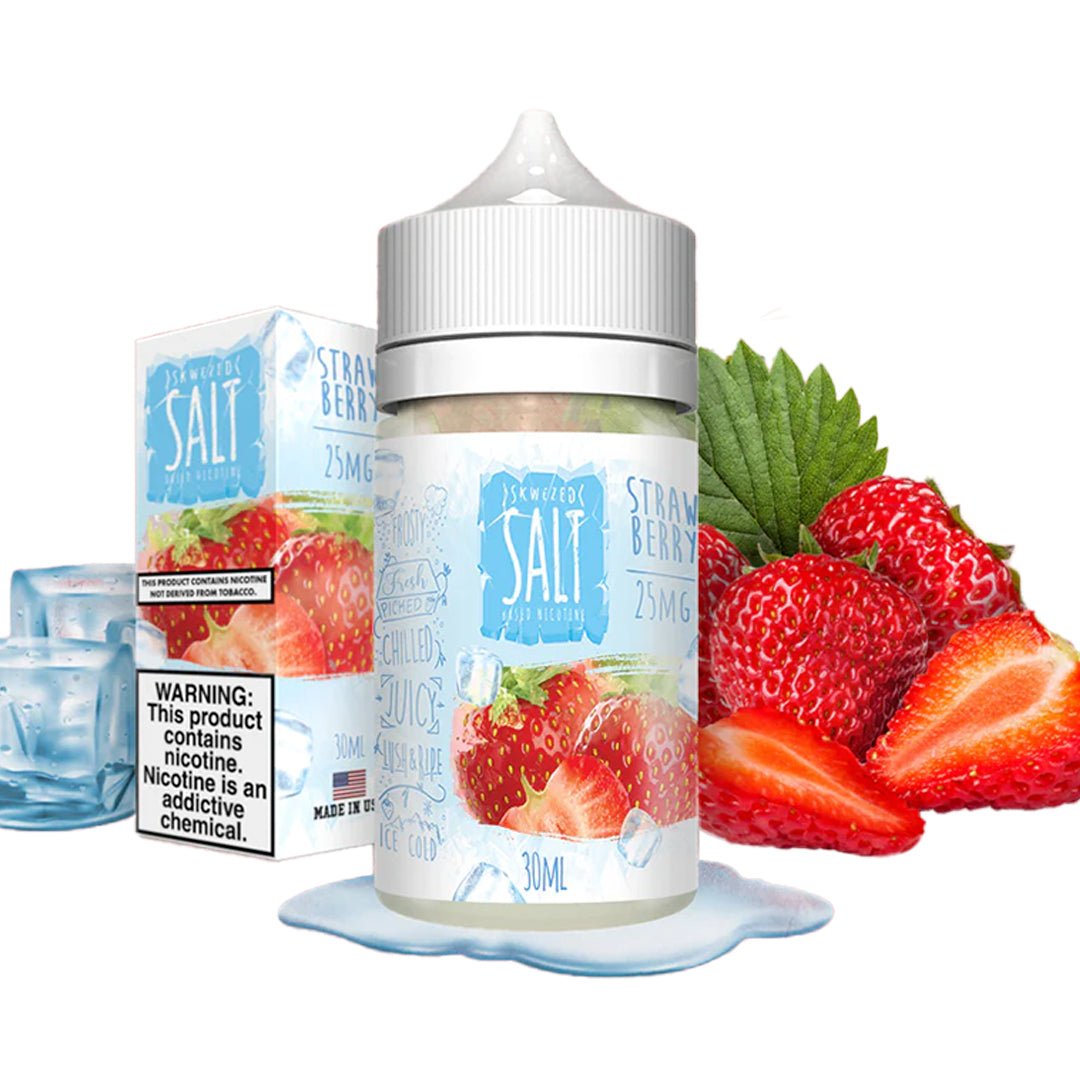 Strawberry Ice Salts - Sales de Nicotina - Skwezed | SN-SKW-ICE-STR-25