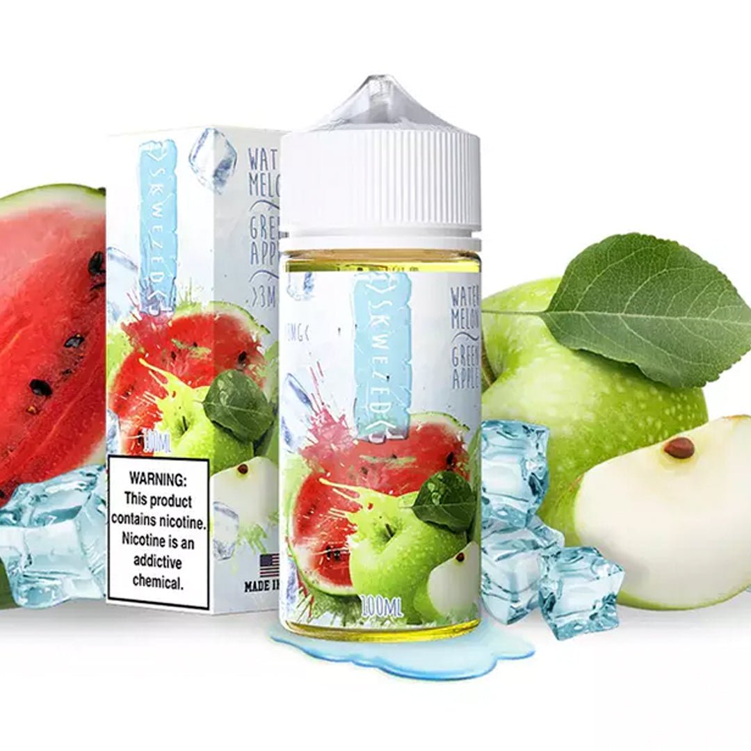 Watermelon Green Apple Ice - Eliquid - Skwezed | BL-SKW-ICE-WGA-00