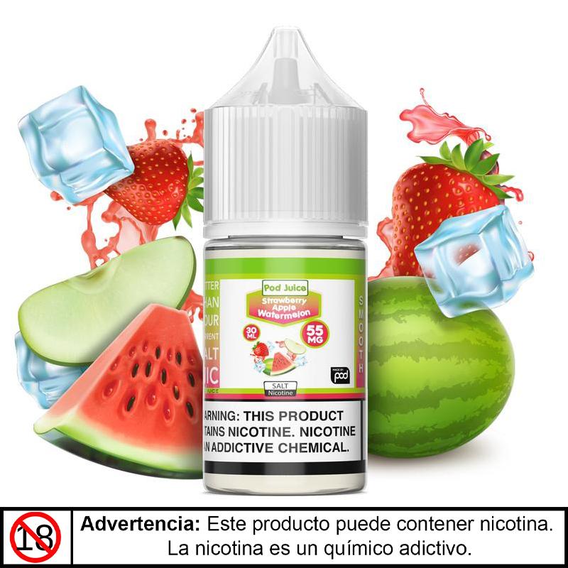 Strawberry Apple Watermelon Salts - Sales de Nicotina - Pod Juice | SN-PJ-SAW-35