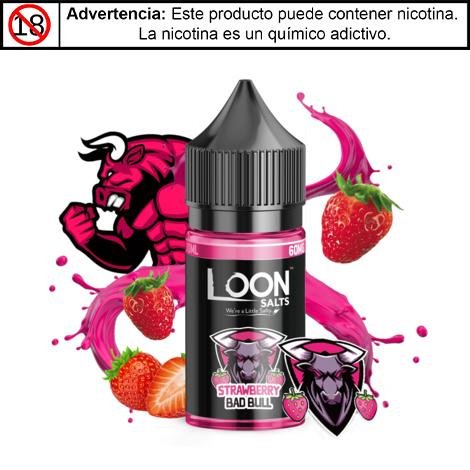Strawberry Bad Bull Salts - Sales de Nicotina - Loon | SN-LO-SBB