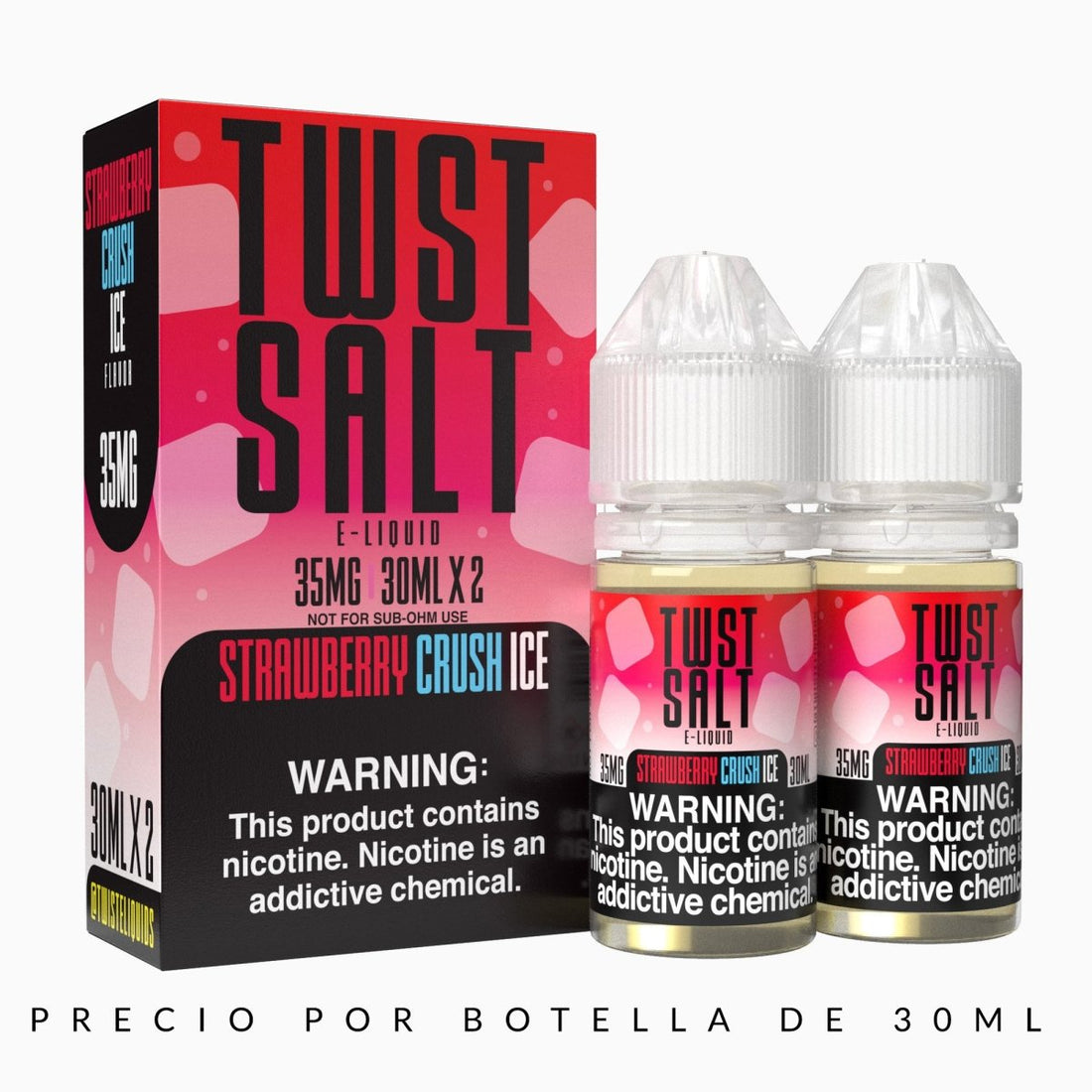 Strawberry Crush Ice Salts - Sales de Nicotina - Twst | SN-TWIST-SCI-35