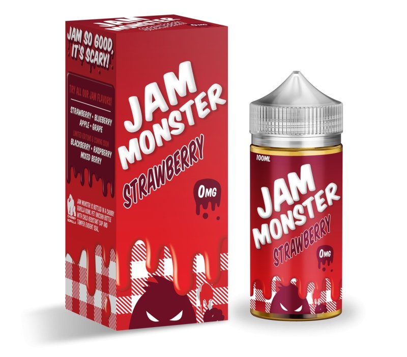 Jam Monster Strawberry - Monsterlabs - Eliquid - DIY VAPE SHOP | BL-ML-JM-ST-00