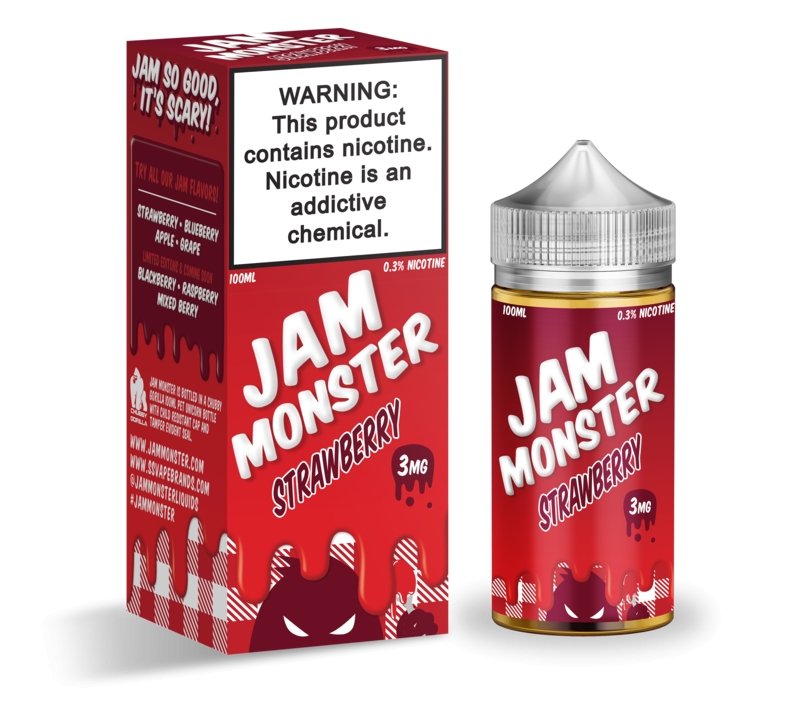 Jam Monster Strawberry - Monsterlabs - Eliquid - DIY VAPE SHOP | BL-ML-JM-ST-03