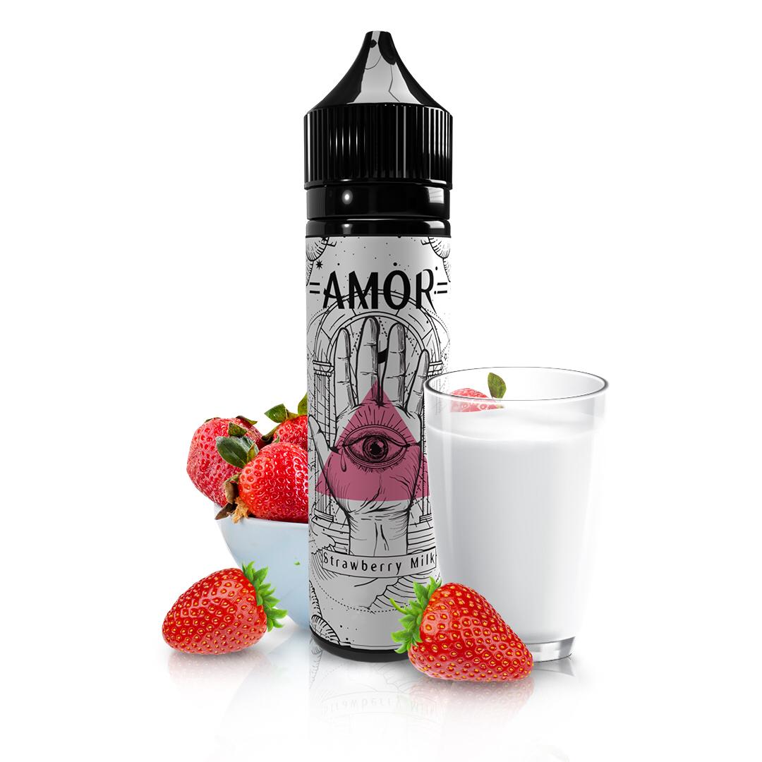 Strawberry Milk by Amor - Maternal - Eliquid - DIY VAPE SHOP | BL-AMR-STM-00