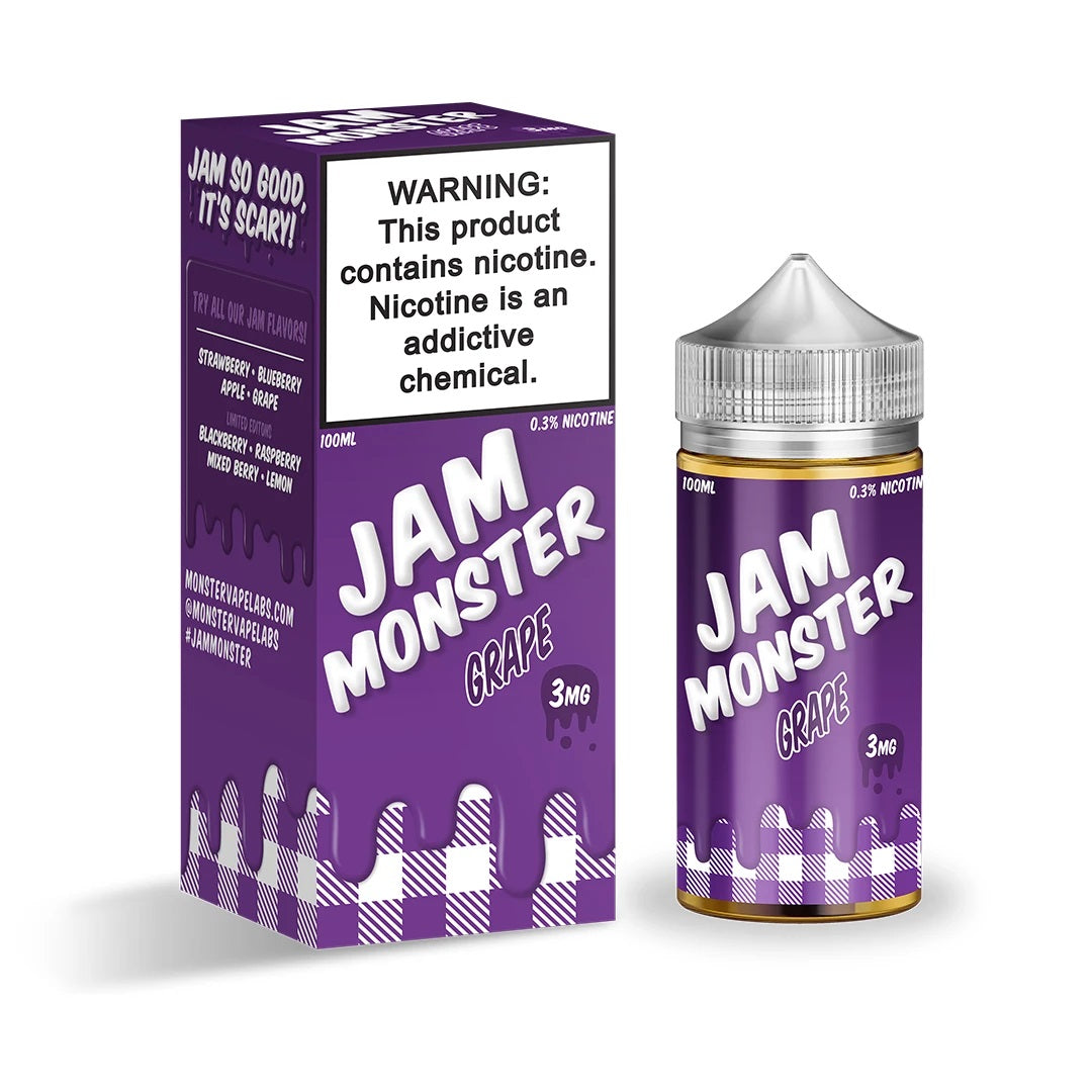 Jam Monster Grape - Eliquid - Monsterlabs | BL-ML-JM-GR-00
