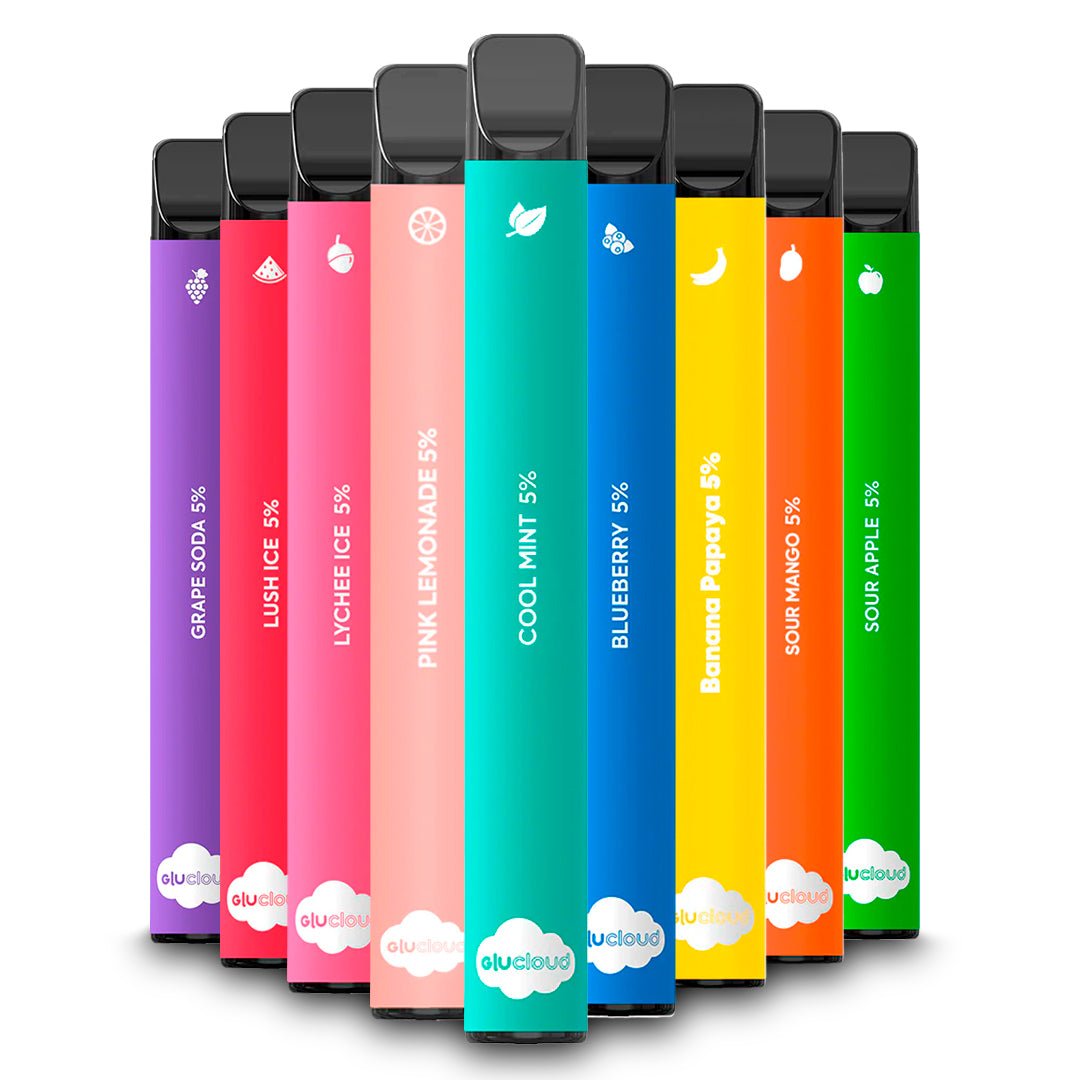 Glu Cloud - Large 800 PUFF - Vape Desechable - Glu Cloud | DIS-GLUC-LA-BN-50