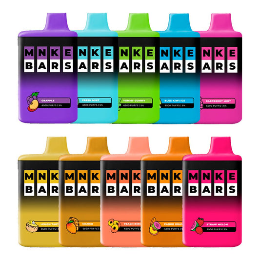 MNKE - BARS 6500 PUFF - MNKE - Vape Desechable - DIY VAPE SHOP | DIS-MNK-BAR-BKI-50