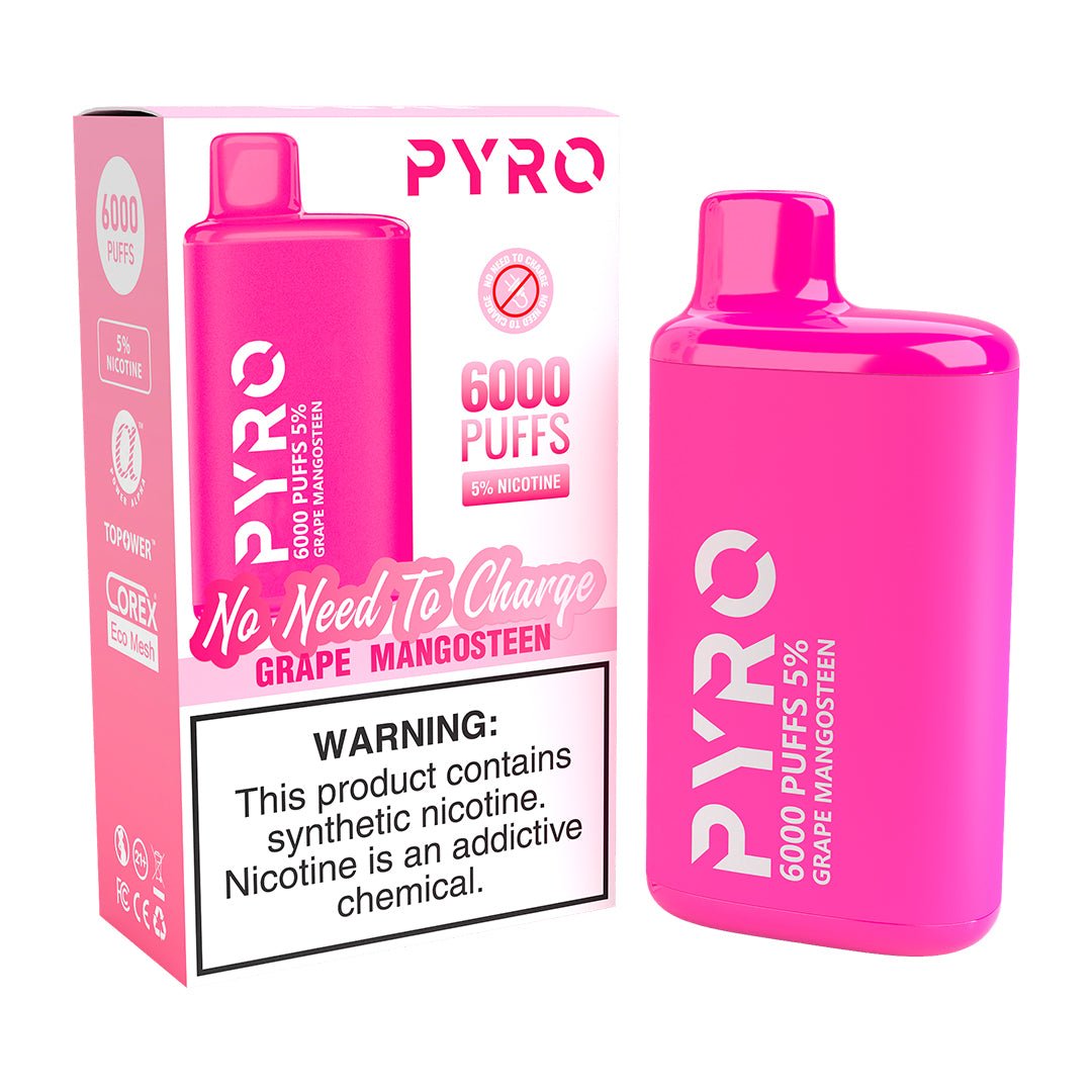 Pyro - PR 6000 PUFF - PyroTech - Vape Desechable - DIY VAPE SHOP | DIS-PYTE-PR6-GRM-50