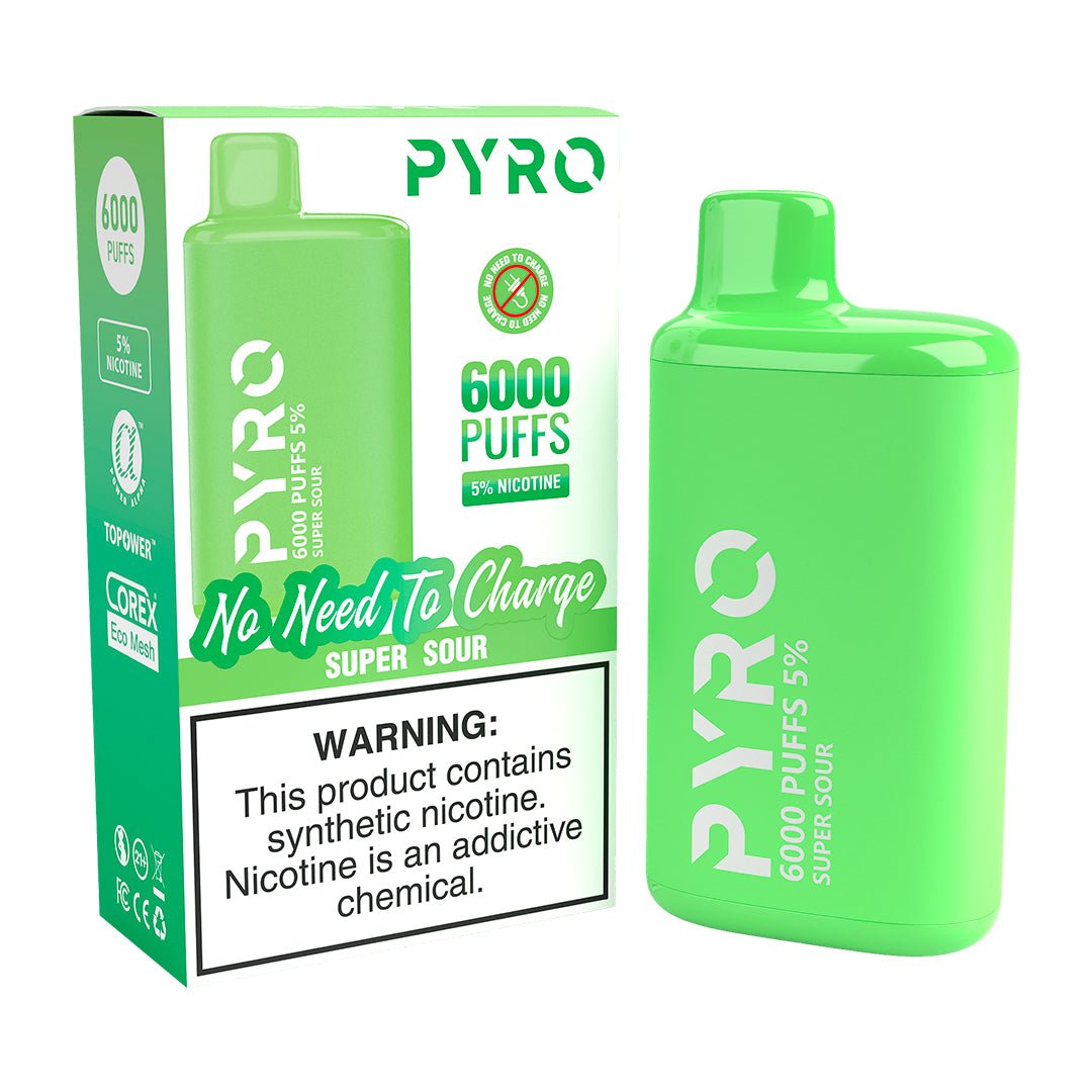 Pyro - PR 6000 PUFF - PyroTech - Vape Desechable - DIY VAPE SHOP | DIS-PYTE-PR6-SUS-50
