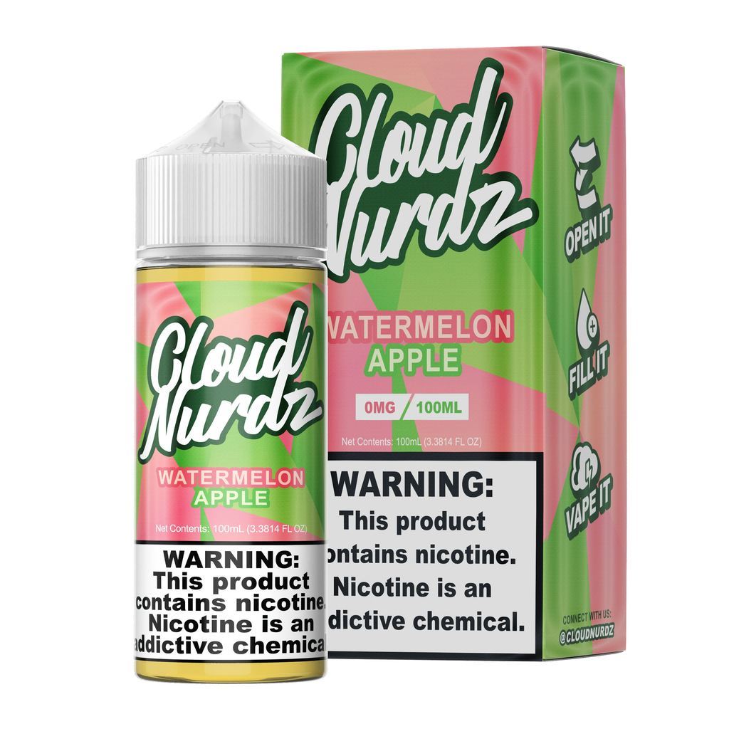 Watermelon Apple - Cloud Nurdz - Eliquid - DIY VAPE SHOP | BL-CLN-WA-00