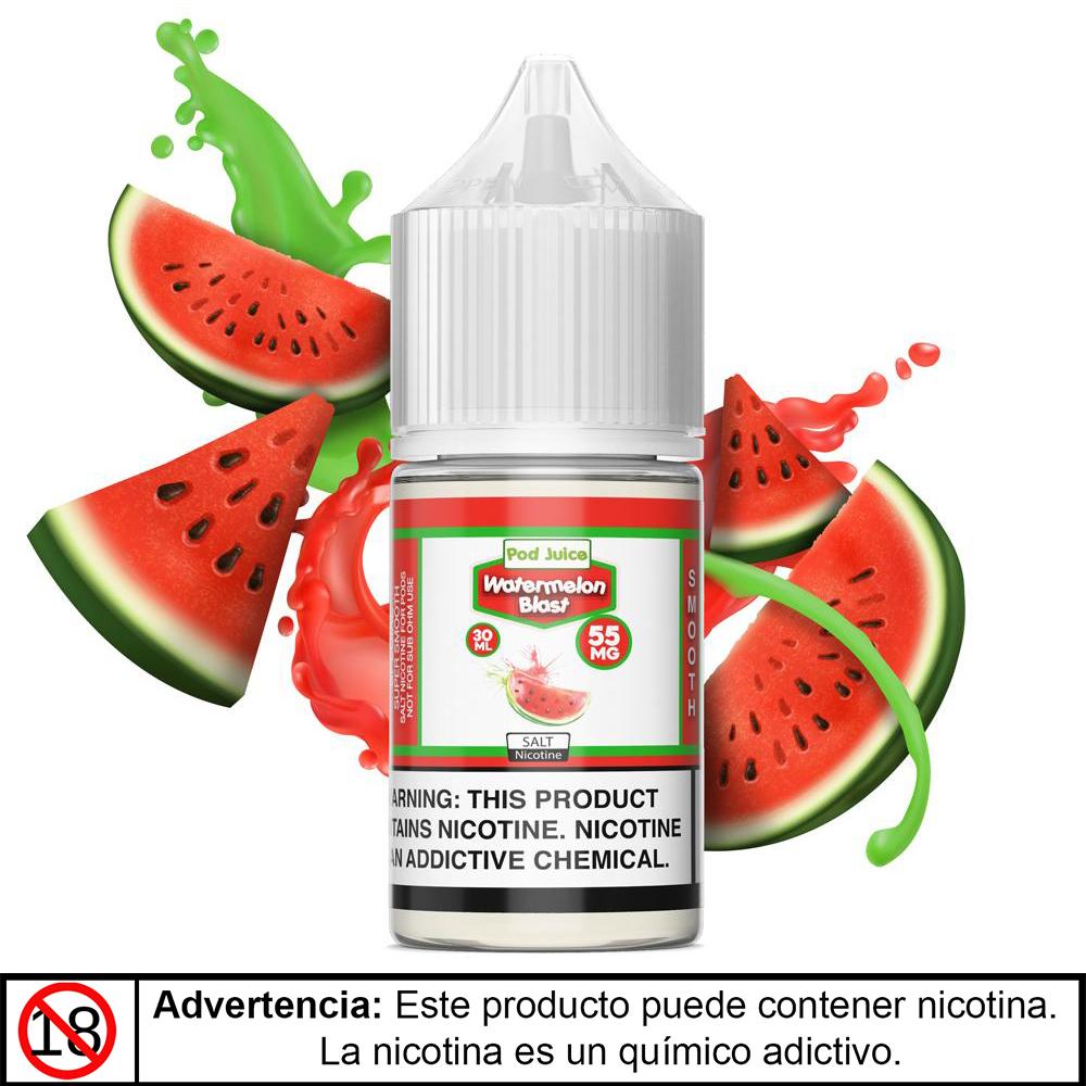 Watermelon Blast Salts - Pod Juice - Sales de Nicotina - DIY VAPE SHOP | SN-PJ-WB-35